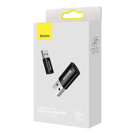      Adapter USB-A do USB-C Baseus Ingenuity OTG (czarny)    