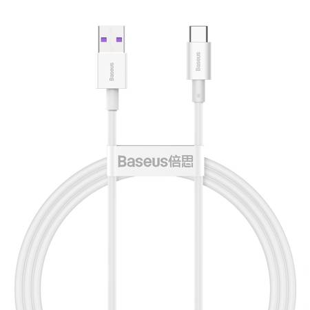 
     Kabel USB do USB-C Baseus Superior Series, 66W, 1m (biały)
    