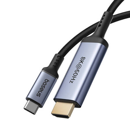 Adapter Baseus USB-C do HDMI High Definition 1.5m (czarny)