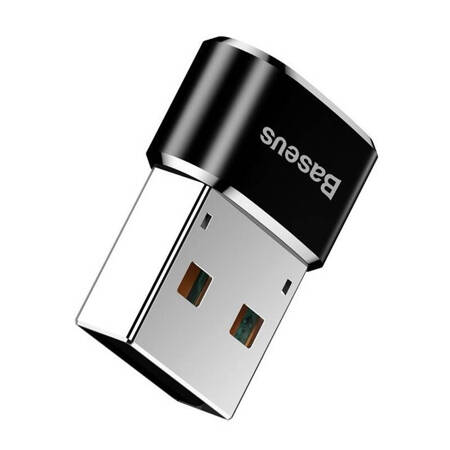 Adapter USB-C do USB-A Baseus 3A (czarny)    