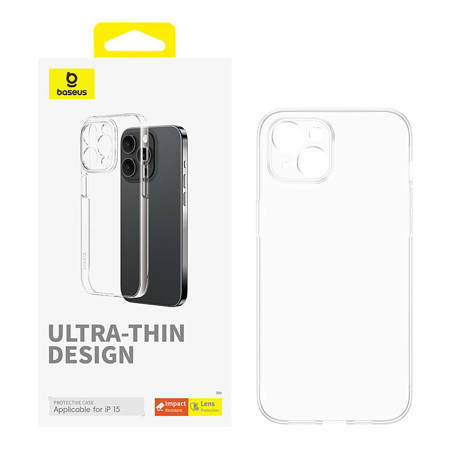 Etui na telefon iPhone15 Baseus OS-Lucent Series (Przezroczysty)