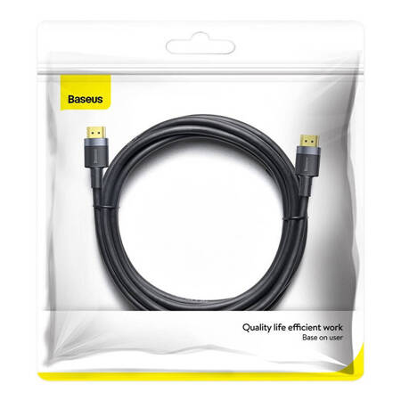 Kabel HDMI 2.0 Baseus Cafule, 4K, 3D, 1m (czarno-szary)