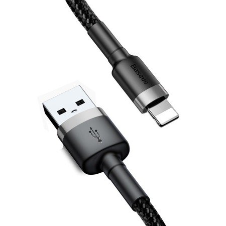 Kabel Lightning USB Baseus Cafule 2A 3m (szaro-czarny)