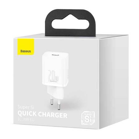 Ładowarka sieciowa Baseus Super Si Quick Charger 1C 20W (biała)