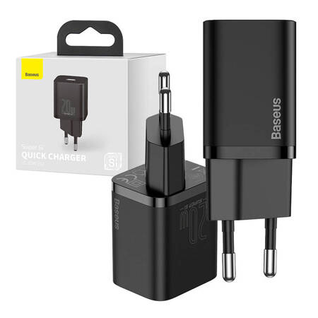 Ładowarka sieciowa Baseus Super Si Quick Charger 1C 20W (czarna)