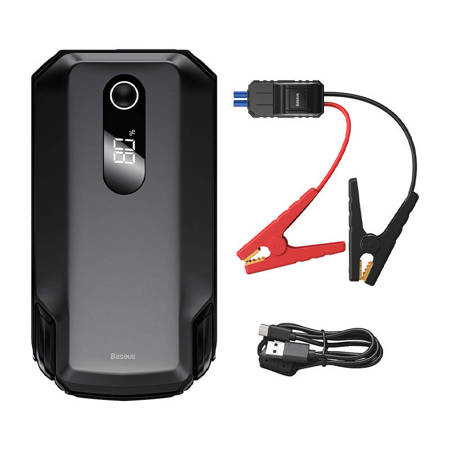 Powerbank / Rozrusznik Baseus Super Energy Max Car Jump Starter, 20000mAh, 2000A, USB (czarny)