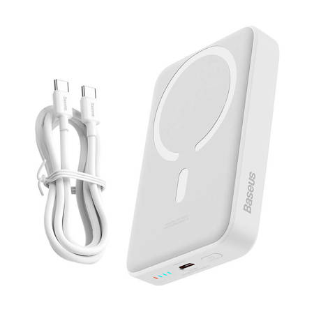 Powerbank mini Baseus 10000mAh, USB-C 30W (biały)    