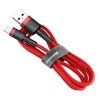 Kabel Lightning USB Baseus Cafule 1,5A 2m (czerwony)