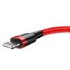 Kabel Lightning USB Baseus Cafule 2.4A 1m (czerwony)