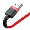 Kabel Lightning USB Baseus Cafule 2A 3m (czerwony)