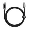 Kabel USB-C do USB-C Baseus Display, Power Delivery, 100W, 1m (czarny)