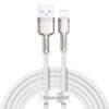 Kabel USB do Lightning Baseus Cafule, 2.4A, 2m (biały)