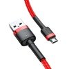 Kabel USB do Micro USB Baseus Cafule 2.4A 1m (Czerwony)