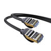 Kabel sieciowy Baseus Ethernet RJ45, 10Gbps, 1m (czarny)