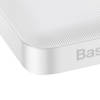 Powerbank Baseus Bipow 10000mAh, 2xUSB, USB-C, 15W (biały)